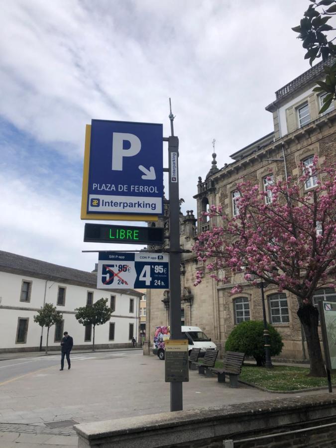 Apartamento Muralla Lugo Bagian luar foto